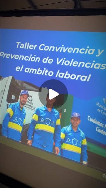 Portada del video de la capacitación sobre Ley Micaela junto a URBACOR