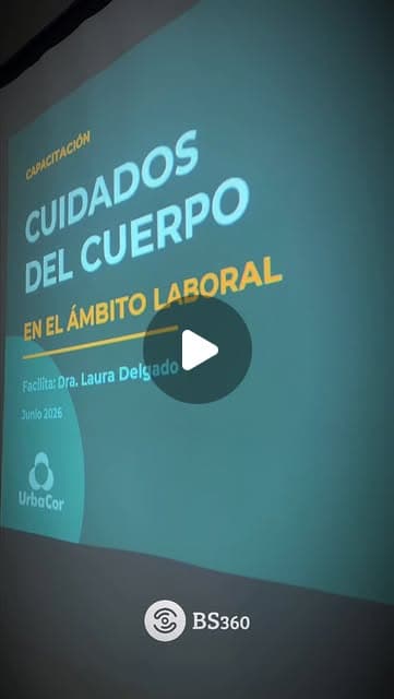 Portada del video sobre cuidado corporal y prevención en el trabajo junto a URBACOR